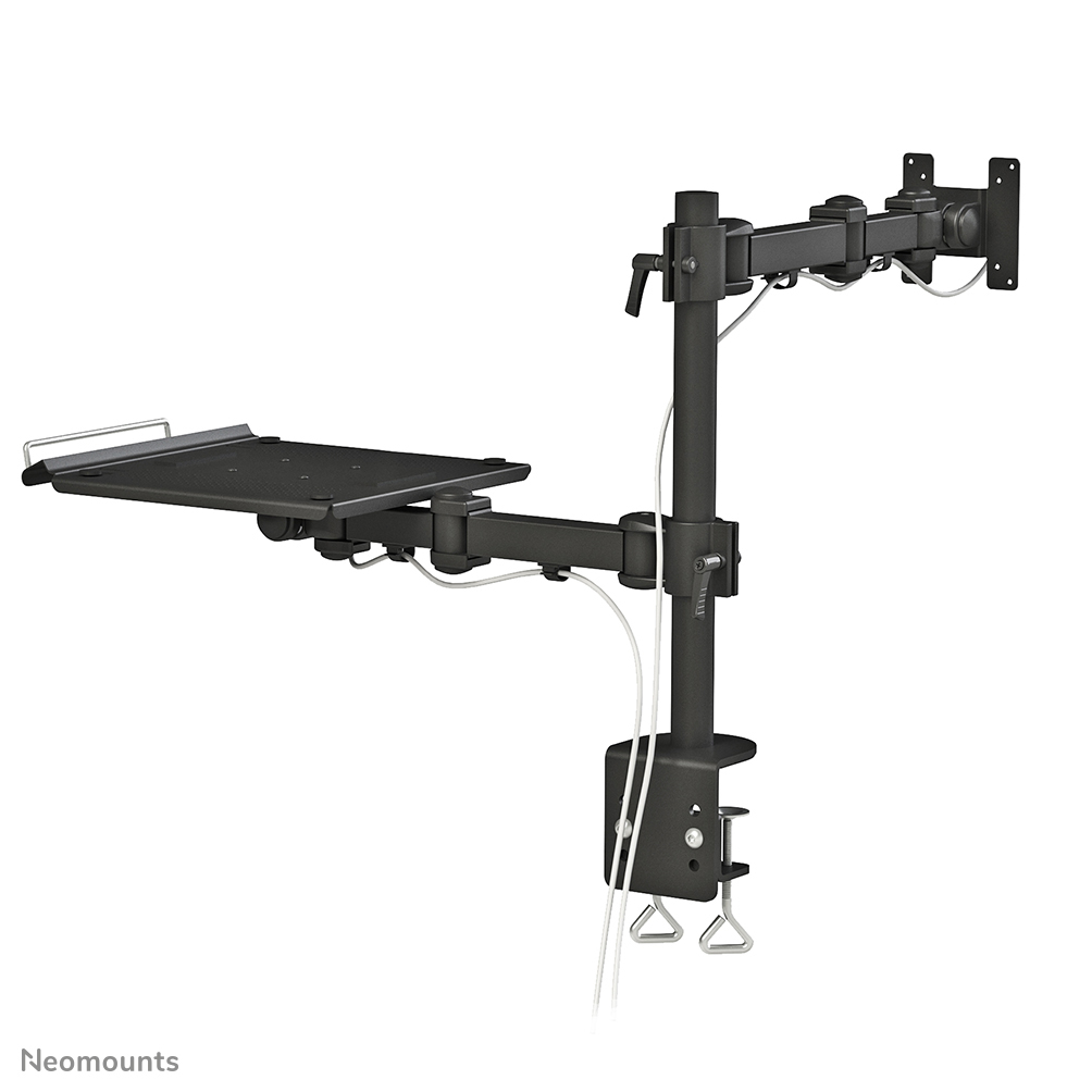 Neomounts FPMA-D960NOTEBOOK Braccio per monitor con supporto per laptop 10-27"